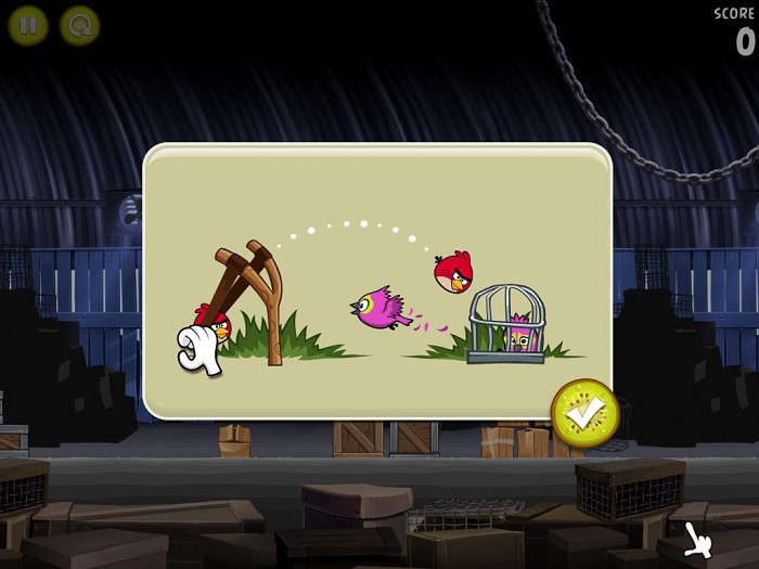 Скриншот из игры Angry Birds Rio