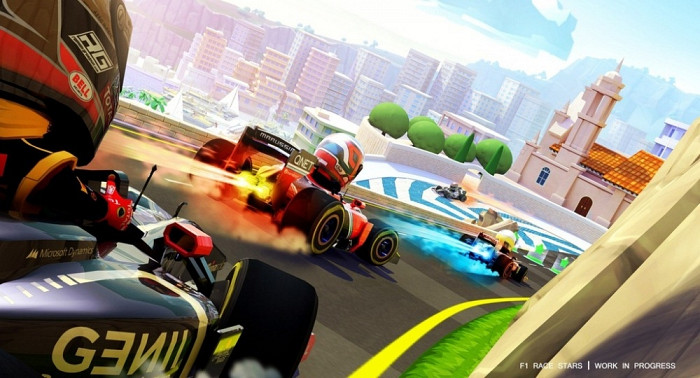Скриншот из игры F1 Race Stars
