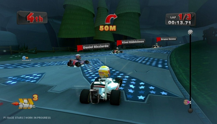Скриншот из игры F1 Race Stars