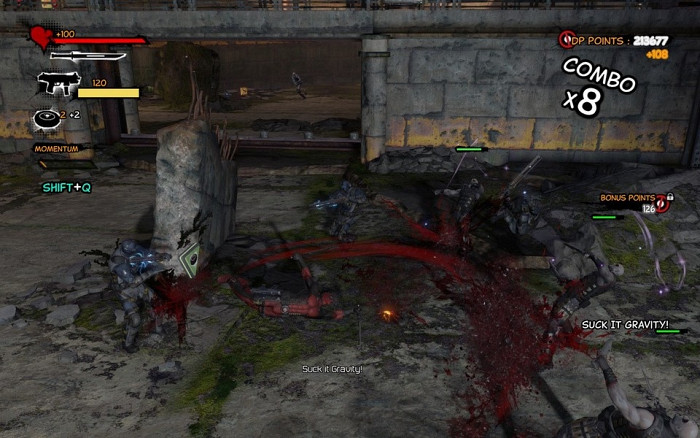 Скриншот из игры Deadpool