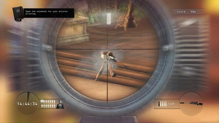 Скриншот из игры Hitman: Sniper Challenge