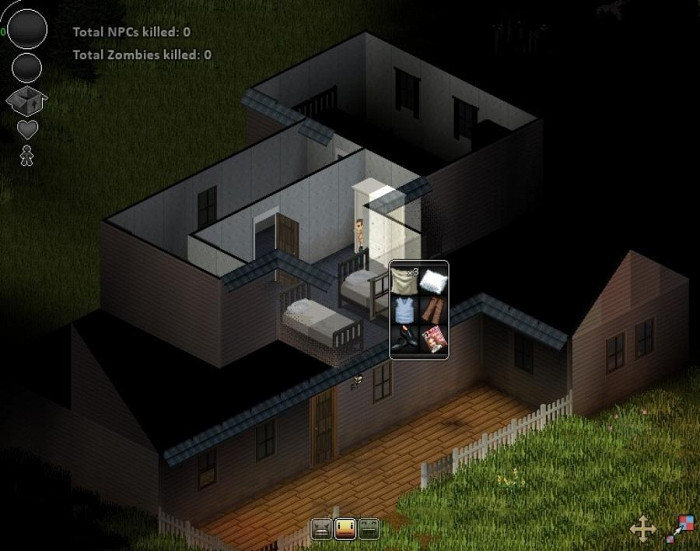 Скриншот из игры Project Zomboid