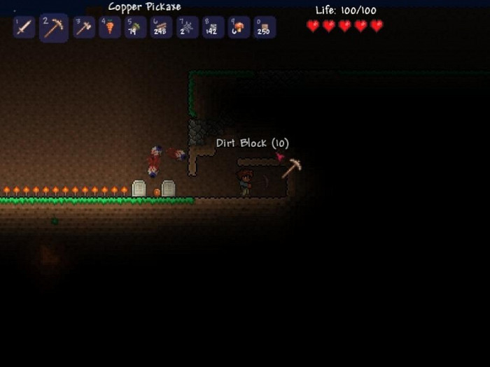 Скриншот из игры Terraria