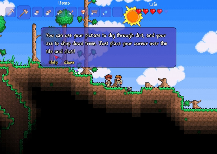 Скриншот из игры Terraria