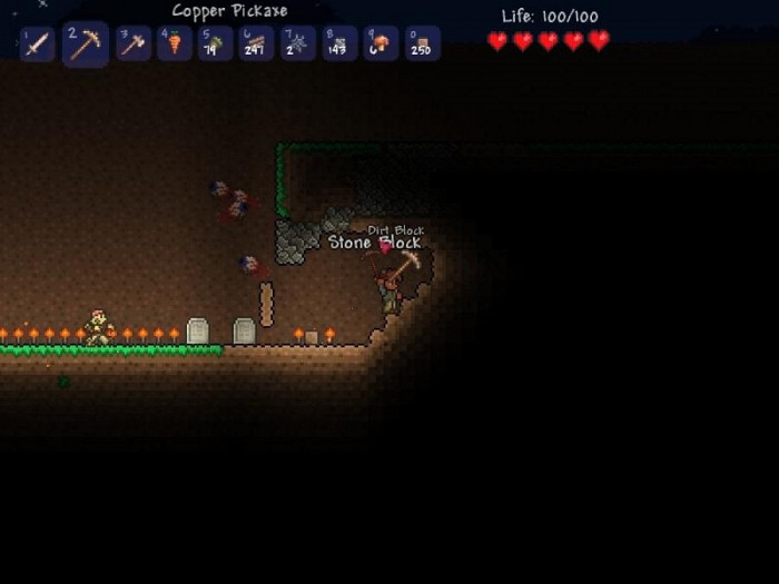 Скриншот из игры Terraria