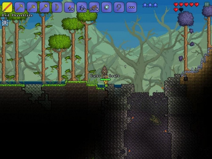 Скриншот из игры Terraria