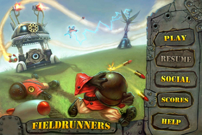 Скриншот из игры Fieldrunners 2 (iOS)