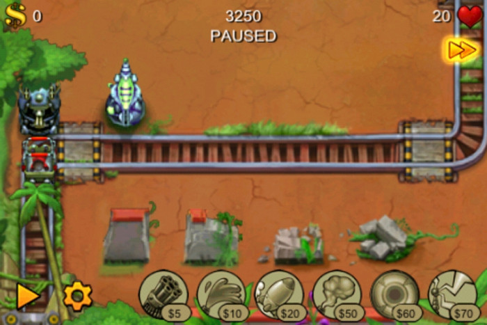 Скриншот из игры Fieldrunners 2 (iOS)
