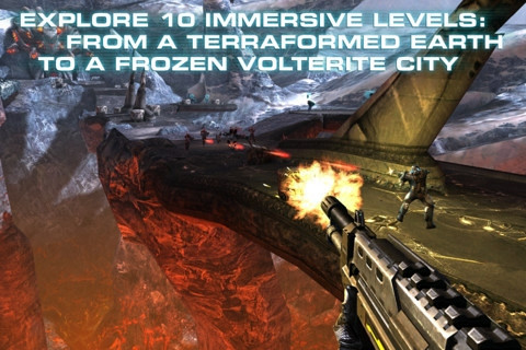 Скриншот из игры N.O.V.A. 3 (iOS)