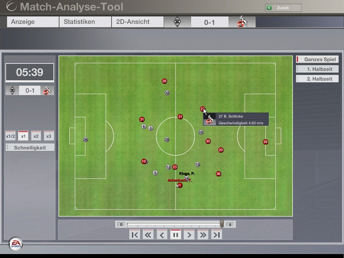 Скриншот из игры FIFA Manager 06