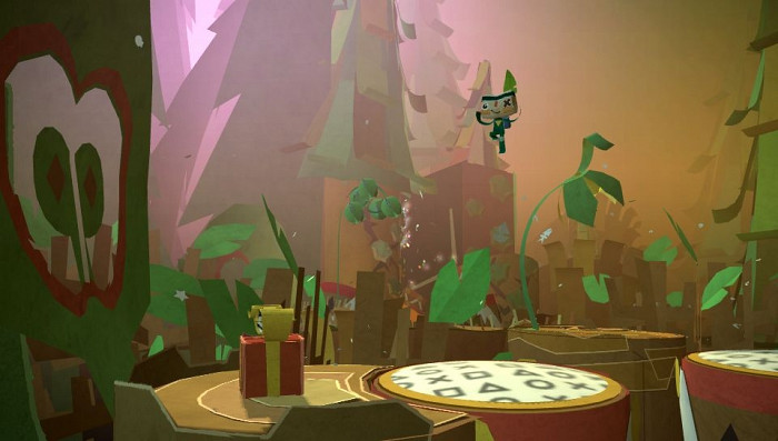 Скриншот из игры Tearaway
