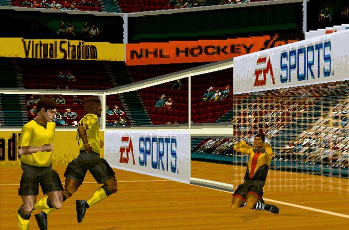 Скриншот из игры FIFA Soccer 97