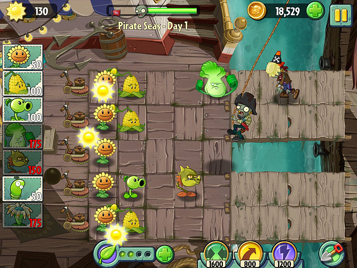 Скриншот из игры Plants vs. Zombies 2: It's About Time