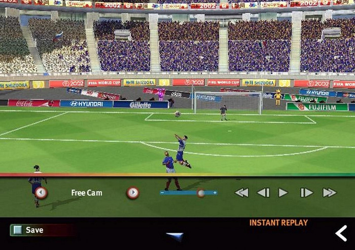 Скриншот из игры FIFA World Cup 2002