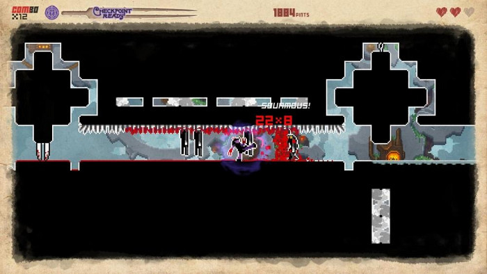 Скриншот из игры They Bleed Pixels
