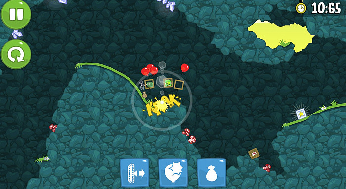 Скриншот из игры Bad Piggies
