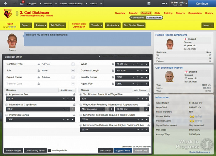 Скриншот из игры Football Manager 2013