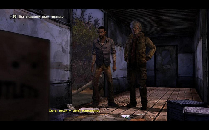 Скриншот из игры Walking Dead: Episode 3 - Long Road Ahead, The