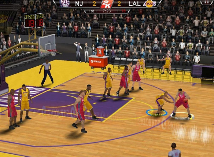 Скриншот из игры NBA 2K12