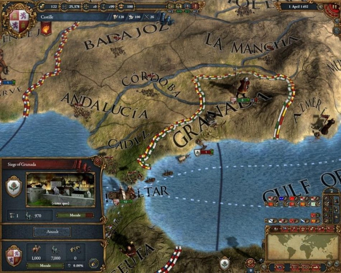 Скриншот из игры Europa Universalis 4