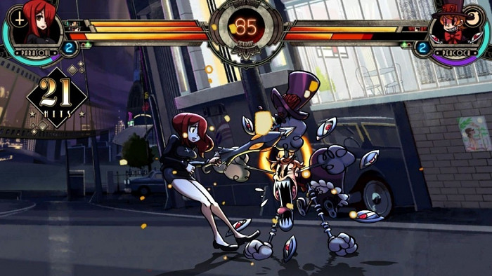 Скриншот из игры Skullgirls