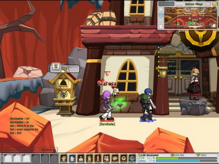 Скриншот из игры Elsword