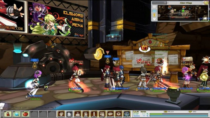 Скриншот из игры Elsword