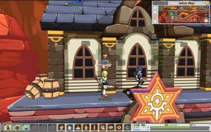 Скриншот из игры Elsword