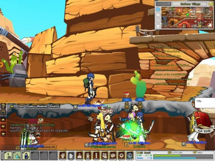 Скриншот из игры Elsword