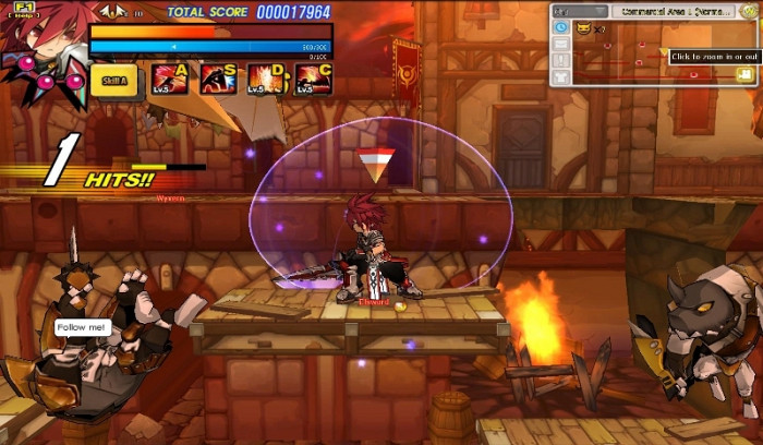 Скриншот из игры Elsword