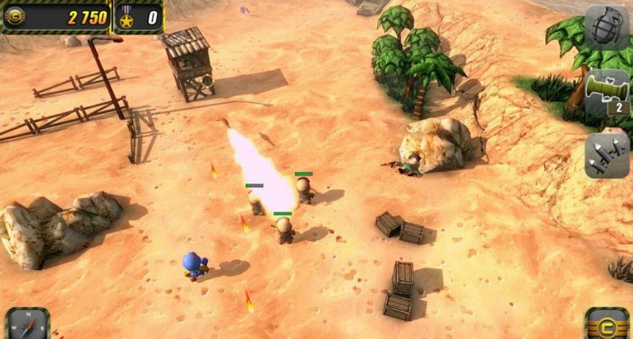 Скриншот из игры Tiny Troopers