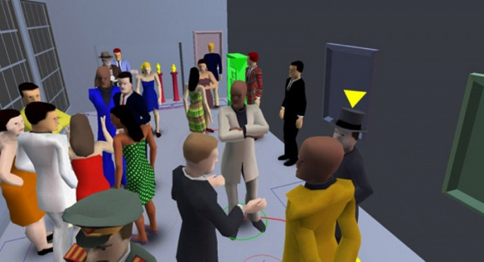 Скриншот из игры SpyParty