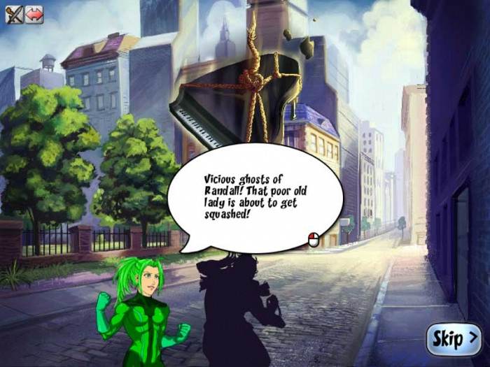 Скриншот из игры Spandex Force: Superhero U