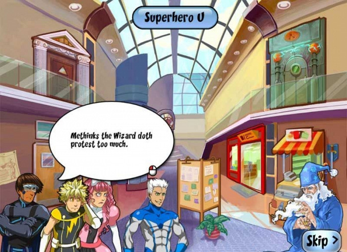 Скриншот из игры Spandex Force: Superhero U