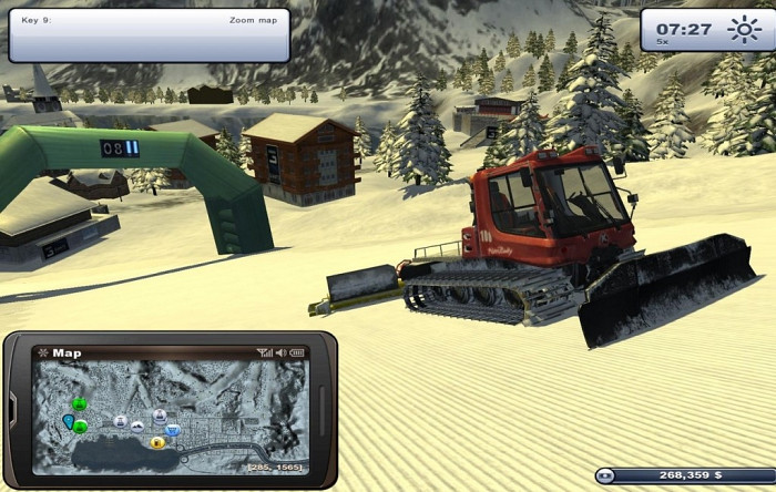 Скриншот из игры Ski Region Simulator 2012