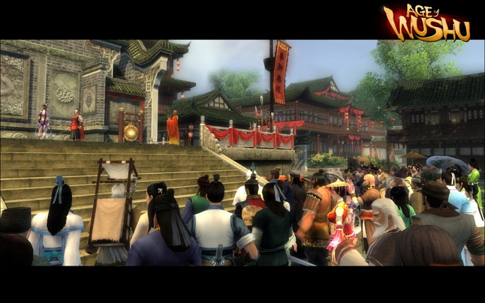 Скриншот из игры Age of Wushu