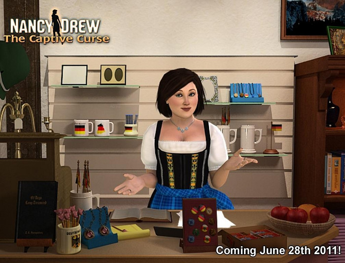 Скриншот из игры Nancy Drew: The Captive Curse