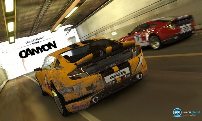 Скриншот из игры TrackMania 2 Canyon