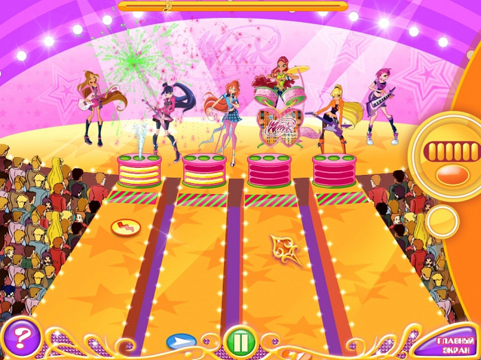 Скриншот из игры Winx Club. День рождения Блум