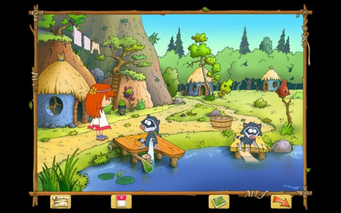 Скриншот из игры Машенька и Музыкальный Заяц