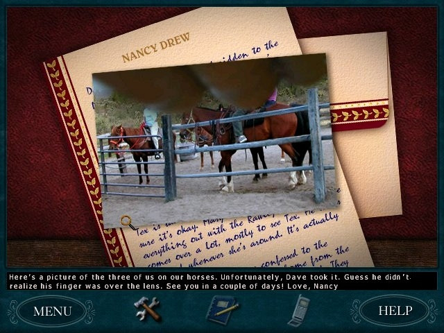 Скриншот из игры Nancy Drew: The Secret of Shadow Ranch