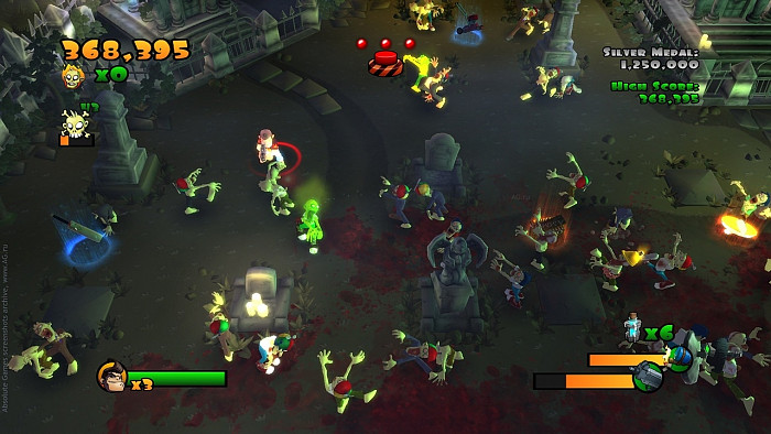 Скриншот из игры Burn Zombie Burn!