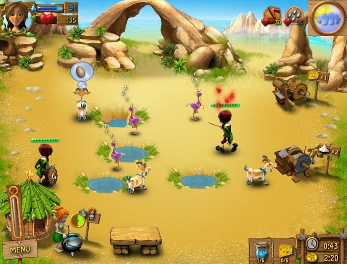 Скриншот из игры Youda Survivor