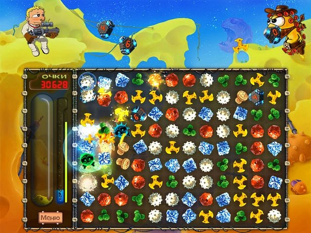 Скриншот из игры Космоёжики
