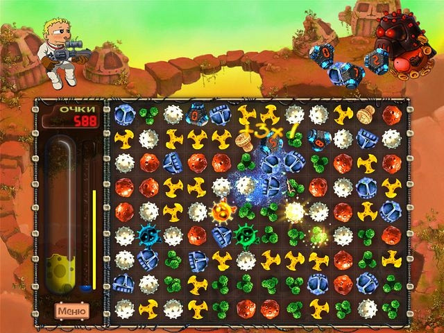 Скриншот из игры Космоёжики