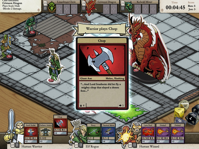 Скриншот из игры Card Hunter