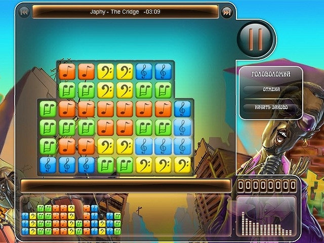 Скриншот из игры Три нотки