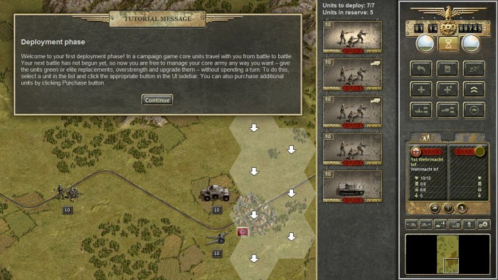 Скриншот из игры Panzer Corps