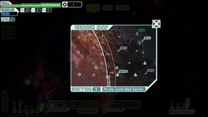 Скриншот из игры FTL: Faster Than Light