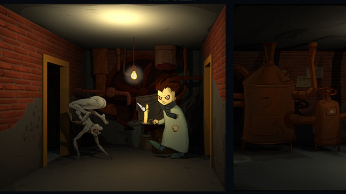 Скриншот из игры Knock-Knock